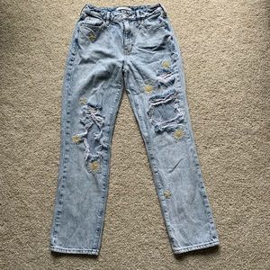 Pacsun Distressed Daisy Jeans